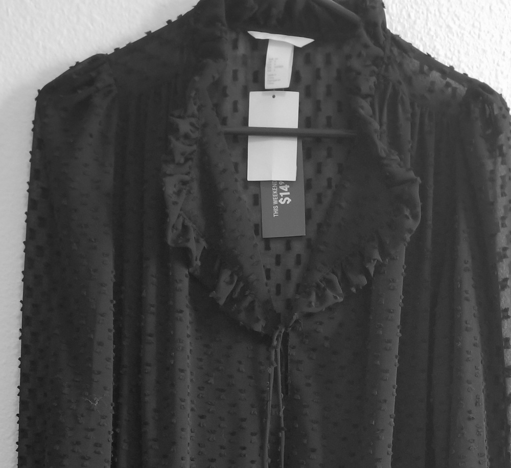Sheer black dress